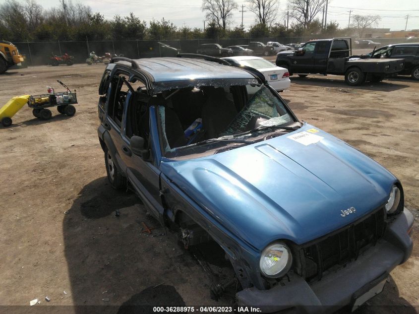 2004 Jeep Liberty Sport VIN: 1J4GL48K84W329769 Lot: 36288975