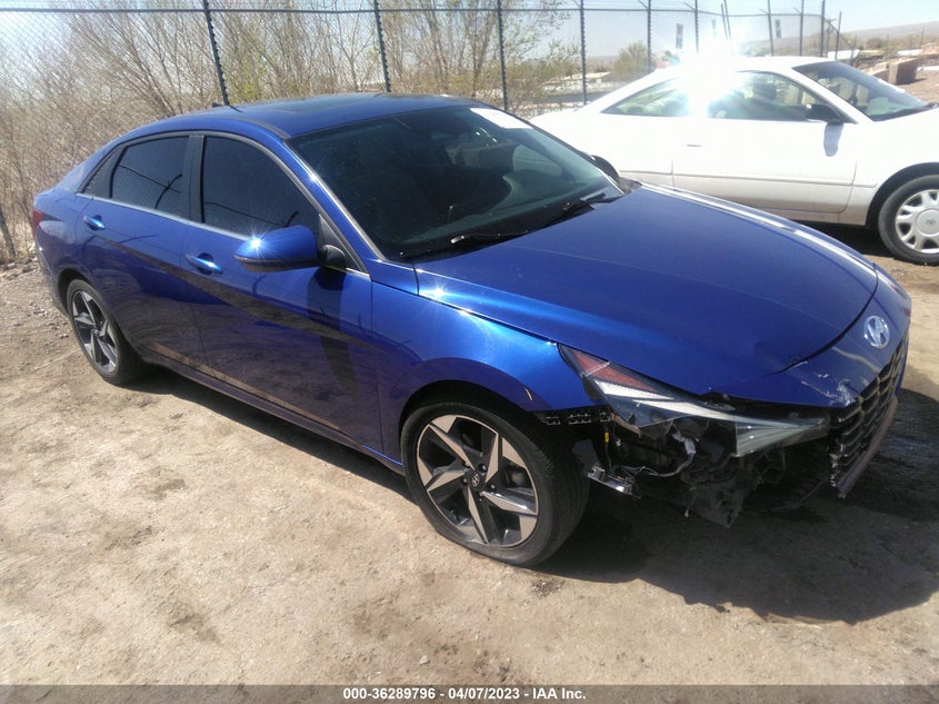 2021 HYUNDAI ELANTRA LI VIN: 5NPLP4AG4MH010017
