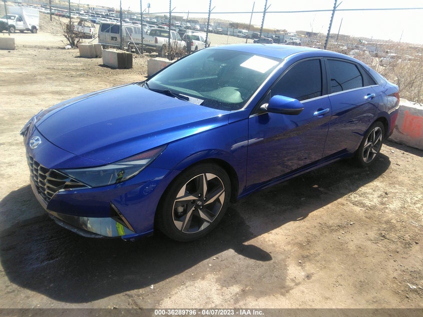 2021 HYUNDAI ELANTRA LI VIN: 5NPLP4AG4MH010017