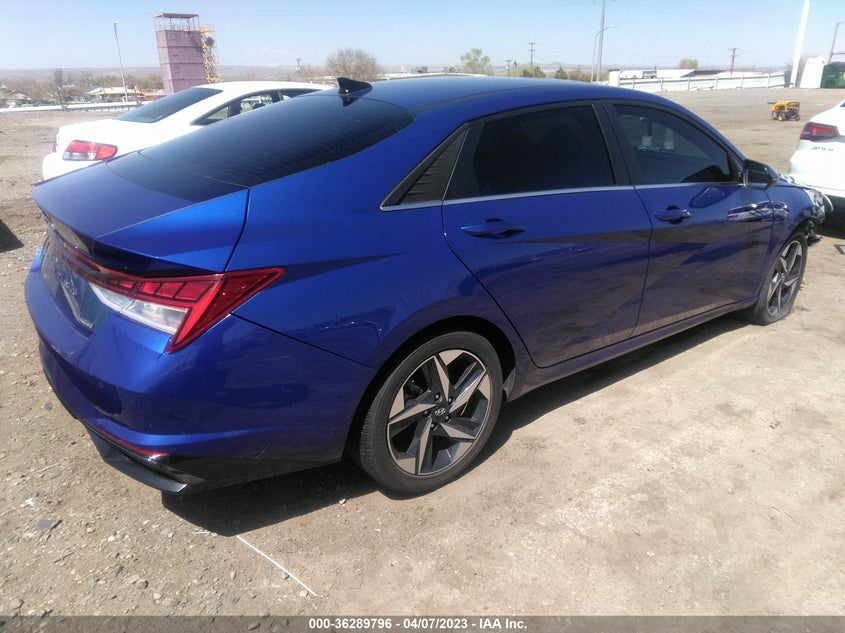 2021 HYUNDAI ELANTRA LI VIN: 5NPLP4AG4MH010017