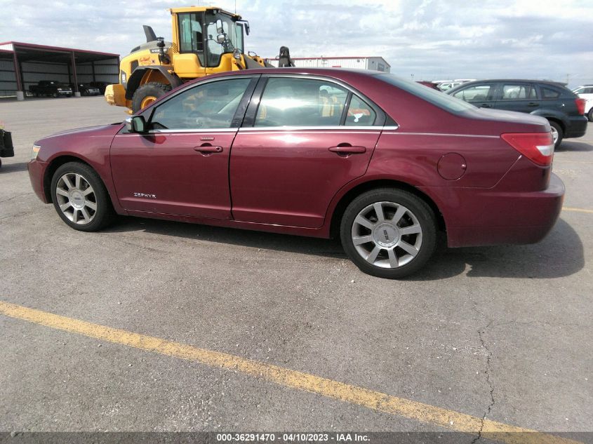 2006 Lincoln Zephyr VIN: 3LNHM261X6R652194 Lot: 36291470