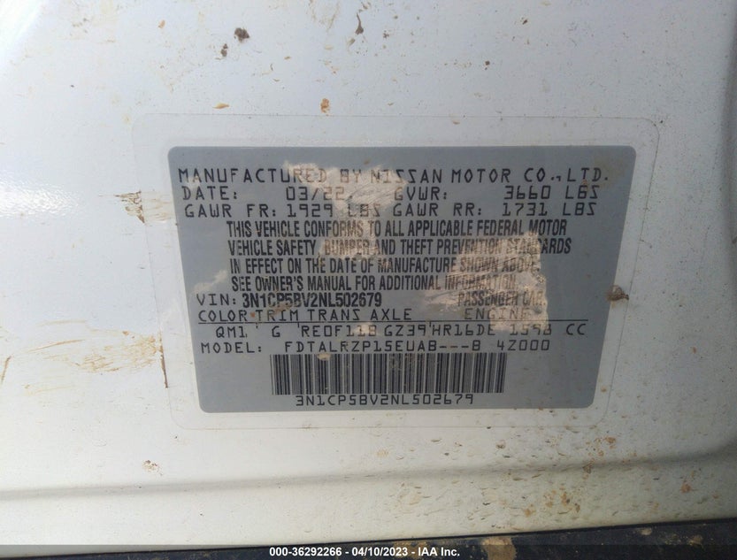 3N1CP5BV2NL502679