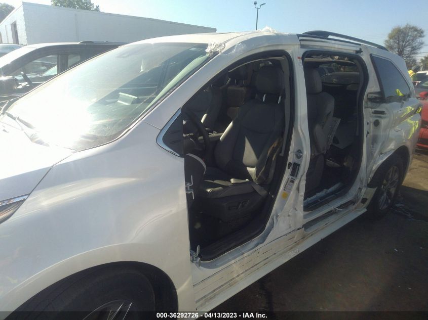 2021 Toyota Sienna Xle VIN: 5TDJRKEC2MS055559 Lot: 36292726