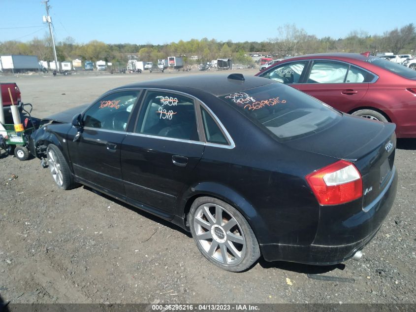 2004 Audi A4 3.0 VIN: WAULT68E54A157785 Lot: 36295216