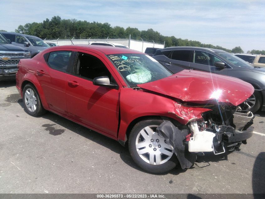 1C3CDZAB0CN311672 2012 Dodge Avenger Se