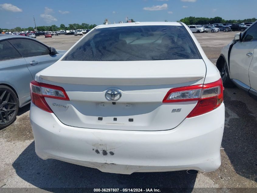 2012 Toyota Camry Se VIN: 4T1BF1FK2CU554137 Lot: 36297807