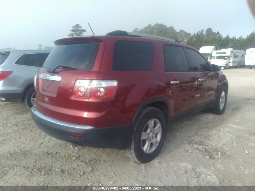 2010 GMC Acadia Sle VIN: 1GKLRLED5AJ160228 Lot: 36298402