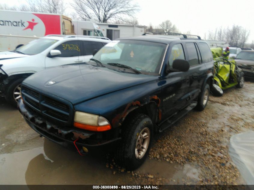 2000 Dodge Durango VIN: 1B4HS28N7YF192760 Lot: 36303490