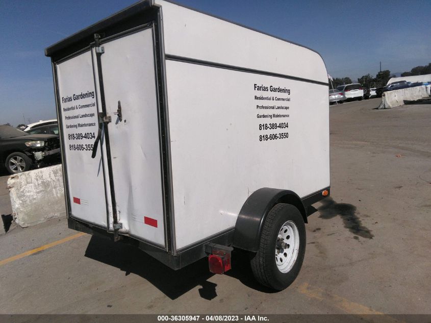 2005 Aztex Enclosed Trailer VIN: 4ZBEN10815F020371 Lot: 36305947