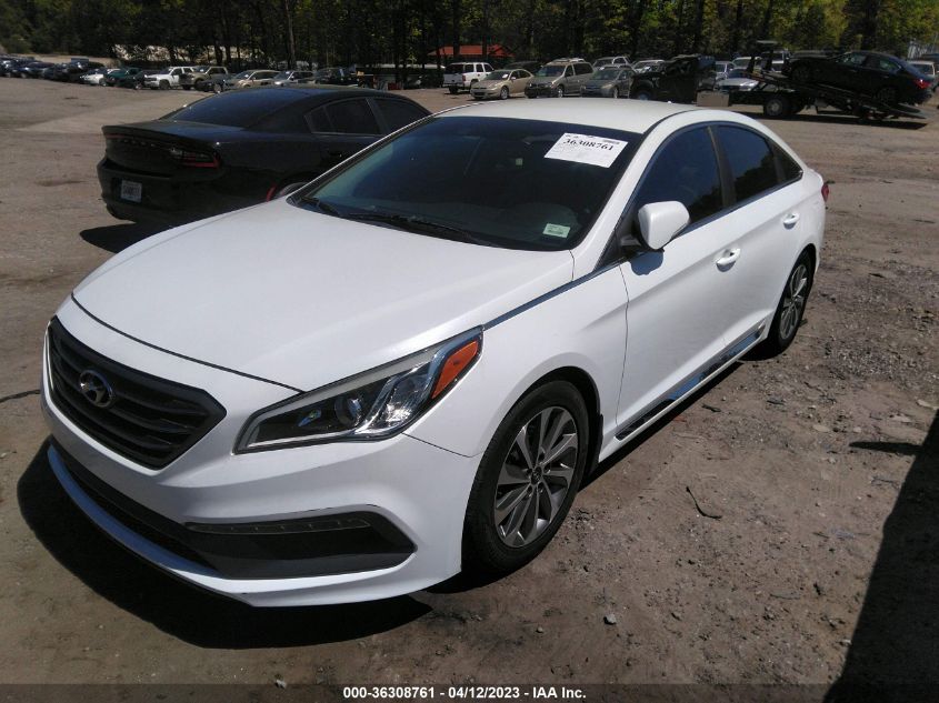 2016 Hyundai Sonata Sport VIN: 5NPE34AF4GH344838 Lot: 36308761