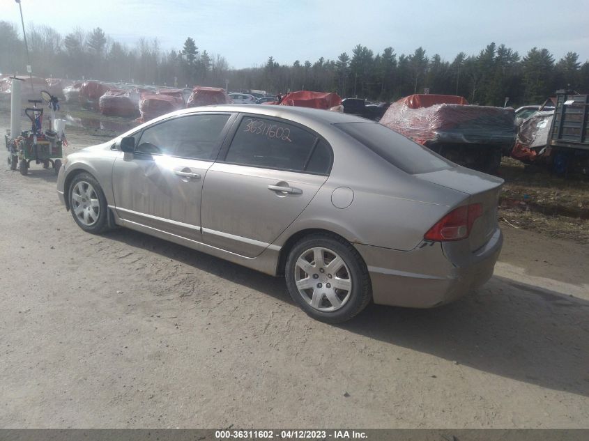 2006 Honda Civic Lx VIN: 1HGFA16506L033167 Lot: 36311602