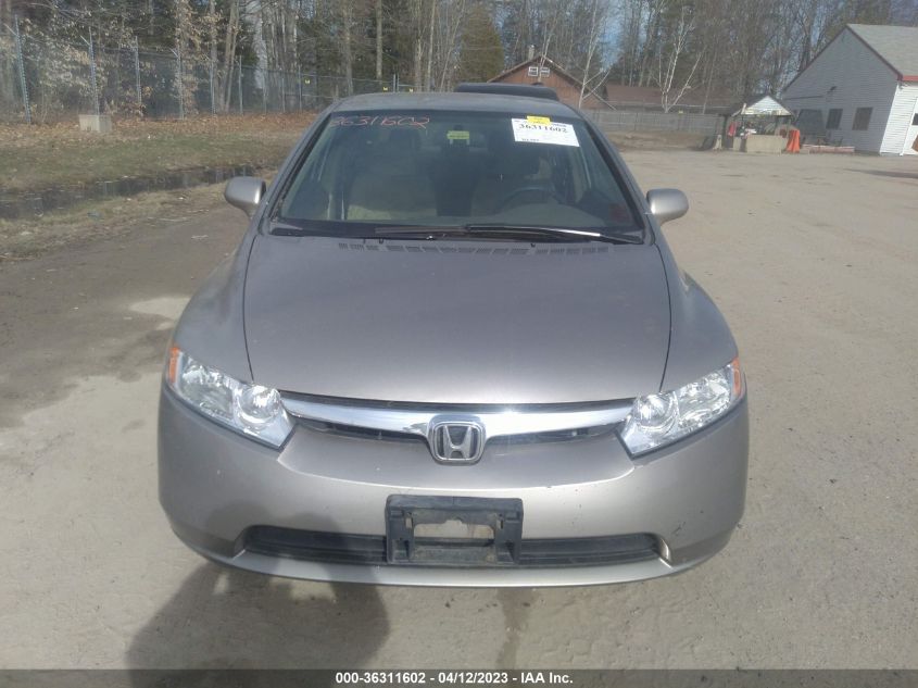 2006 Honda Civic Lx VIN: 1HGFA16506L033167 Lot: 36311602