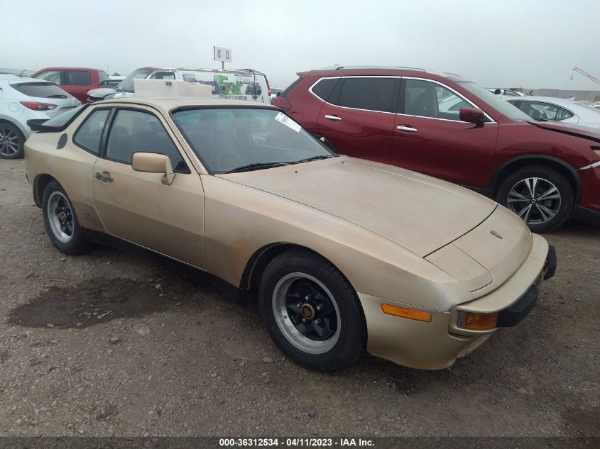 1983 Porsche 944 VIN: WP0AA0944DN460262 Lot: 36312534