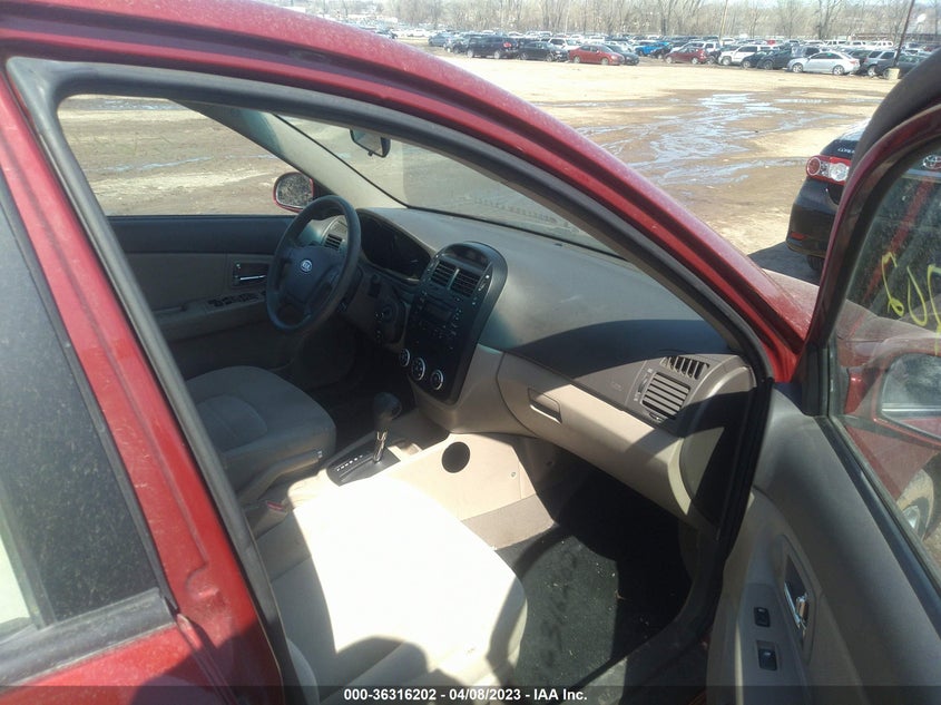 2009 Kia Spectra Ex VIN: KNAFE221X95650951 Lot: 36316202