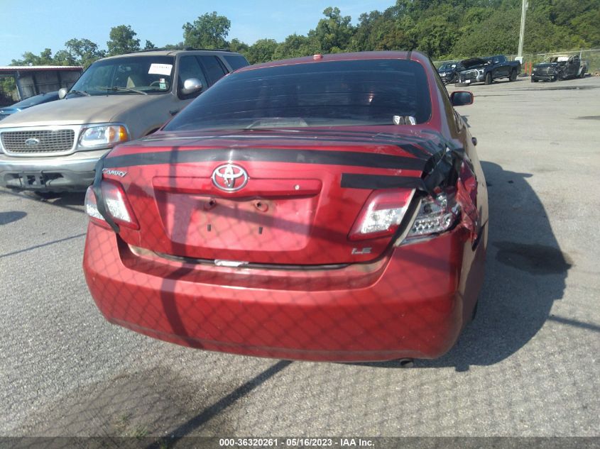 2010 Toyota Camry Le VIN: 4T1BF3EK0AU051295 Lot: 36320261