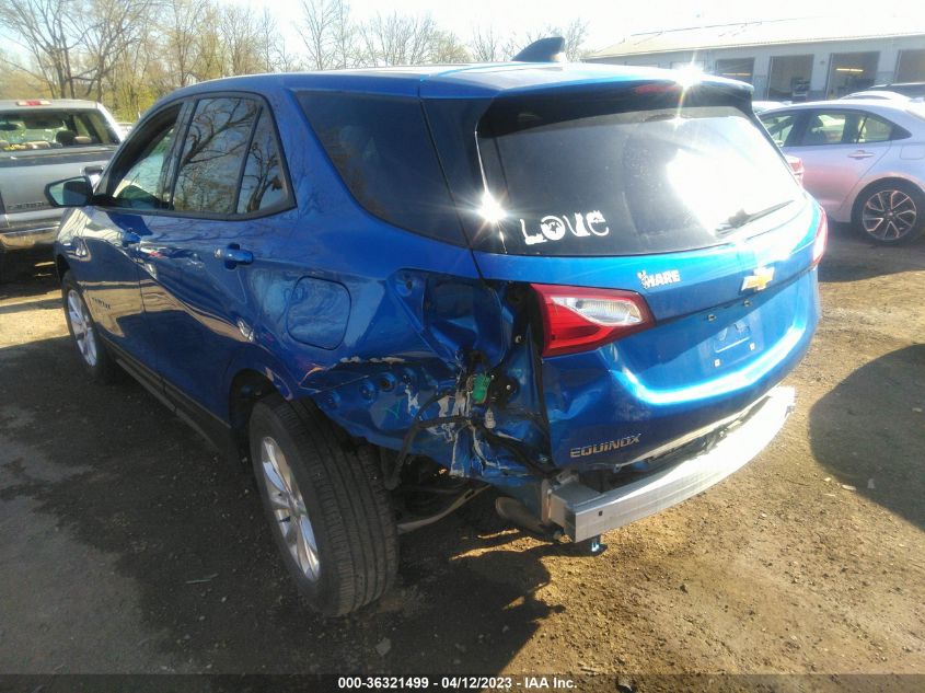 2019 Chevrolet Equinox Ls VIN: 3GNAXHEV3KS567437 Lot: 36321499