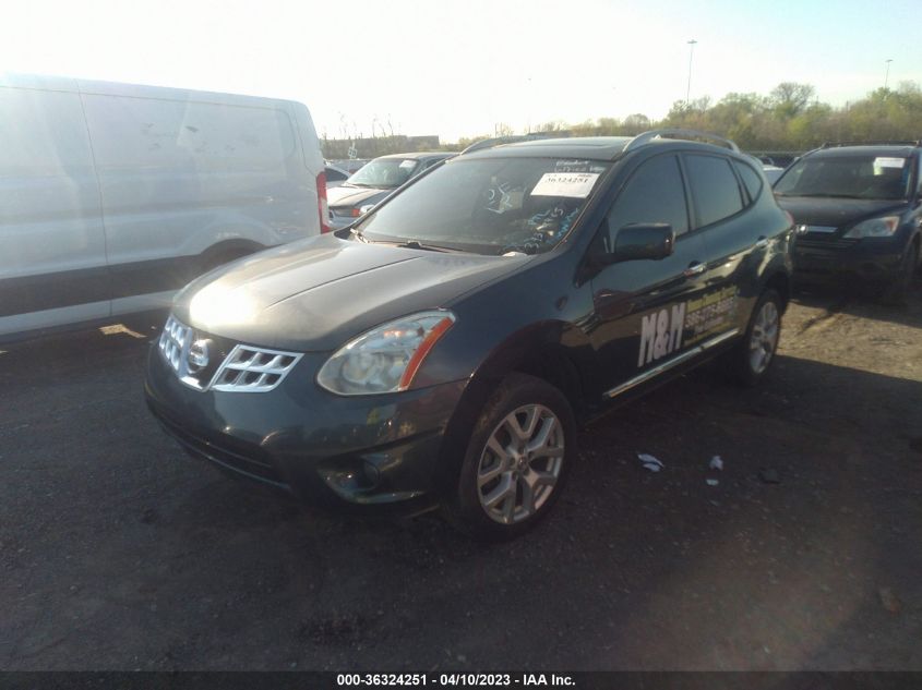 2013 Nissan Rogue Sv W/Sl Pkg VIN: JN8AS5MTXDW024863 Lot: 36324251