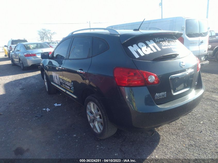 2013 Nissan Rogue Sv W/Sl Pkg VIN: JN8AS5MTXDW024863 Lot: 36324251