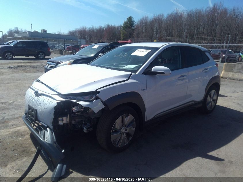 2019 Hyundai Kona Ev Limited VIN: KM8K33AG6KU052012 Lot: 36326116