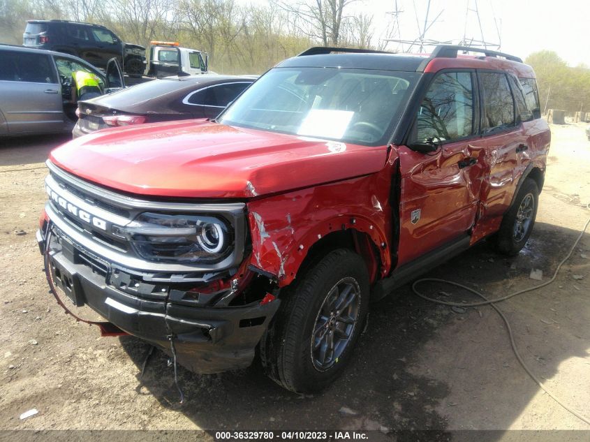 2023 Ford Bronco Sport Big Bend VIN: 3FMCR9B62PRD08639 Lot: 36329780