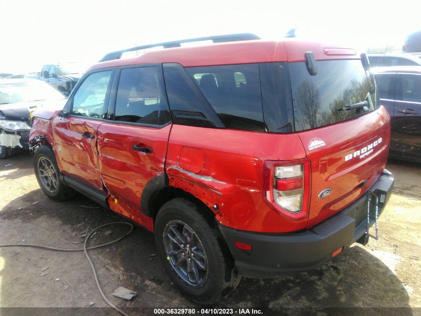 2023 Ford Bronco Sport Big Bend VIN: 3FMCR9B62PRD08639 Lot: 36329780