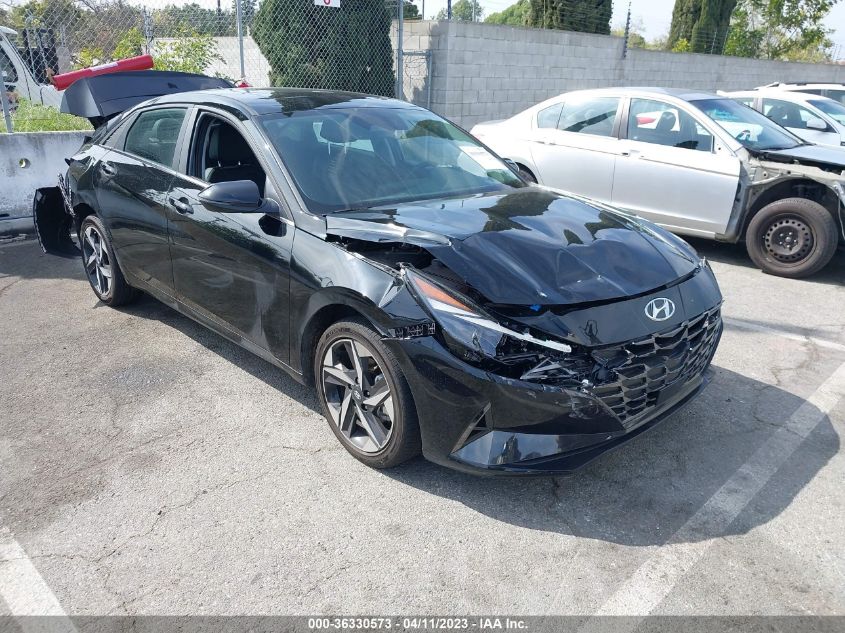 KMHLN4AJ7NU015264 2022 Hyundai Elantra Hybrid Limited