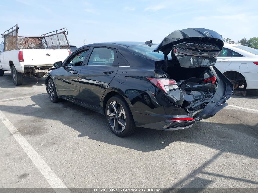 2022 Hyundai Elantra Hybrid Limited VIN: KMHLN4AJ7NU015264 Lot: 36330573