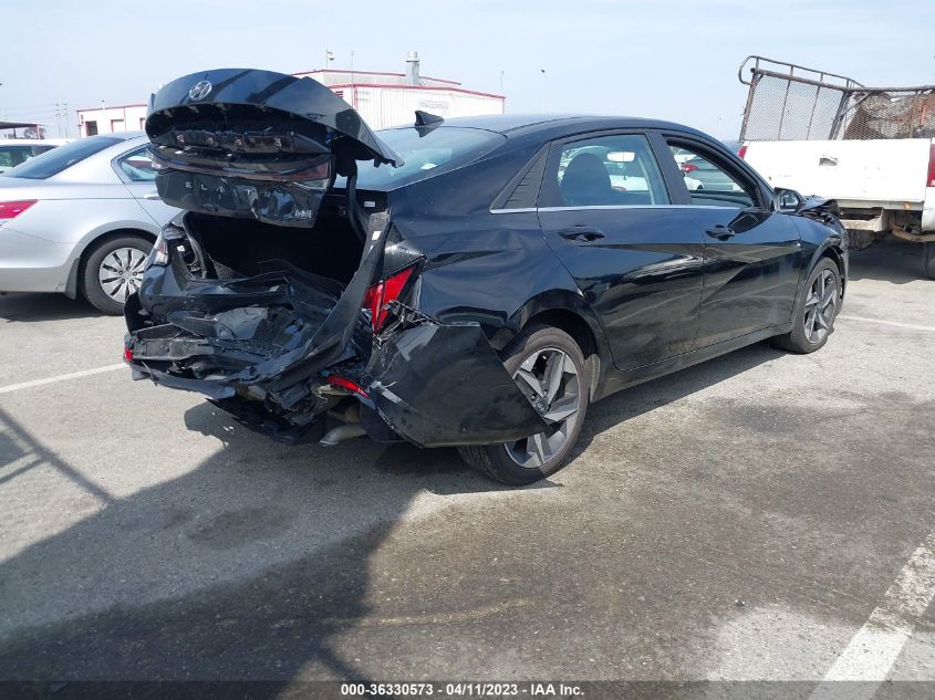 KMHLN4AJ7NU015264 2022 Hyundai Elantra Hybrid Limited