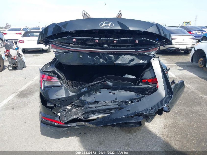 2022 Hyundai Elantra Hybrid Limited VIN: KMHLN4AJ7NU015264 Lot: 36330573