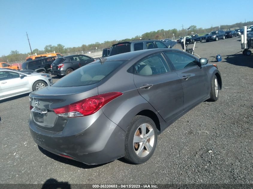 2012 Hyundai Elantra Gls VIN: 5NPDH4AE1CH064017 Lot: 39241163