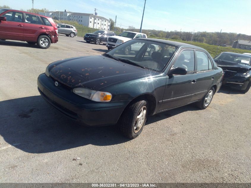 1998 Chevrolet Prizm VIN: 1Y1SK5280WZ411546 Lot: 36332351