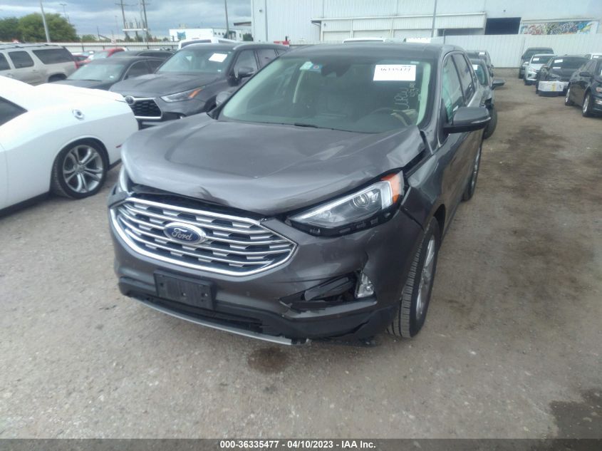 2022 Ford Edge Titanium VIN: 2FMPK4K91NBA91745 Lot: 36335477