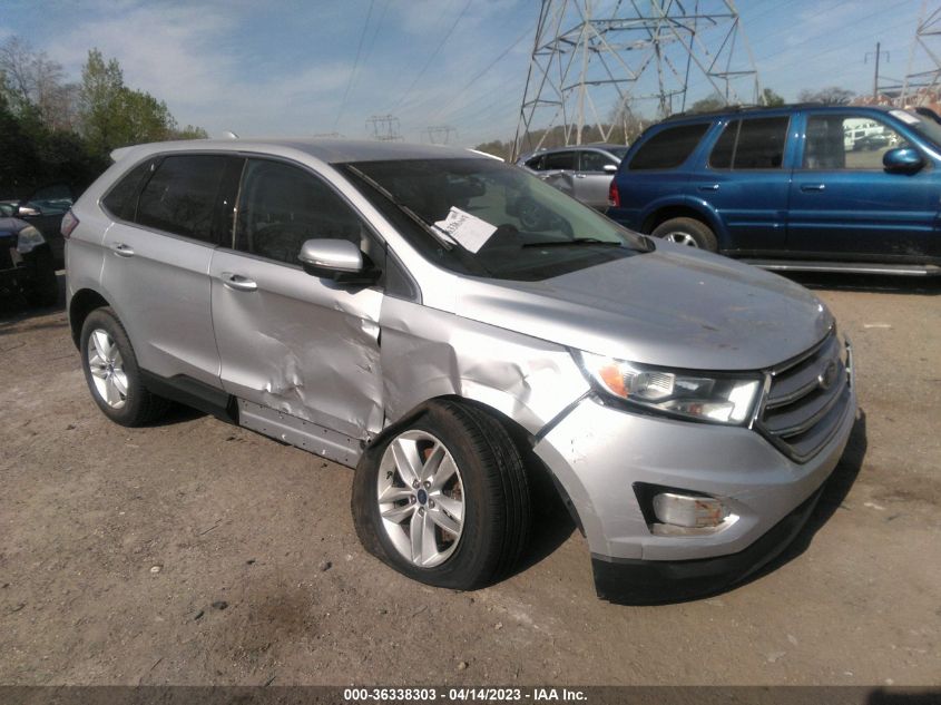 2015 Ford Edge Sel VIN: 2FMTK4J8XFBC27346 Lot: 36338303