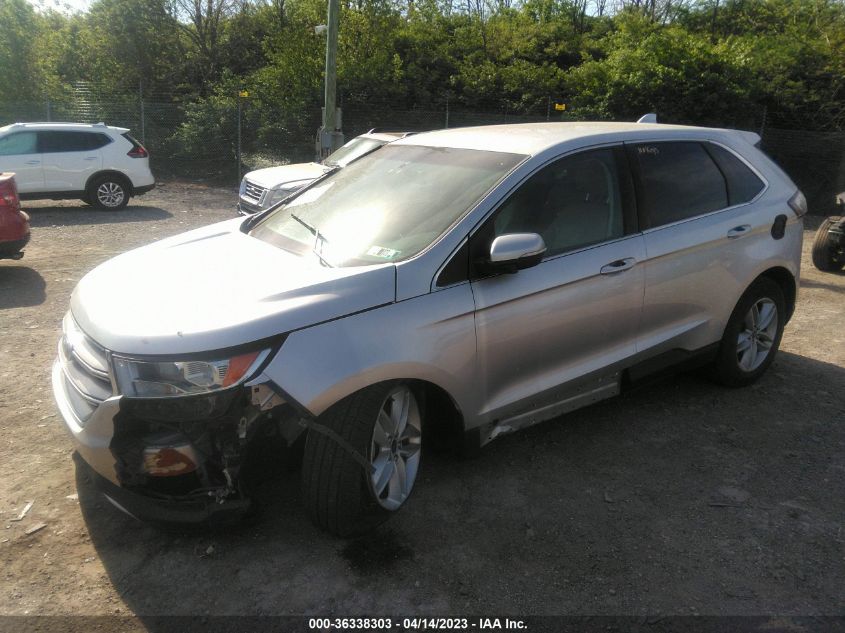 2015 Ford Edge Sel VIN: 2FMTK4J8XFBC27346 Lot: 36338303