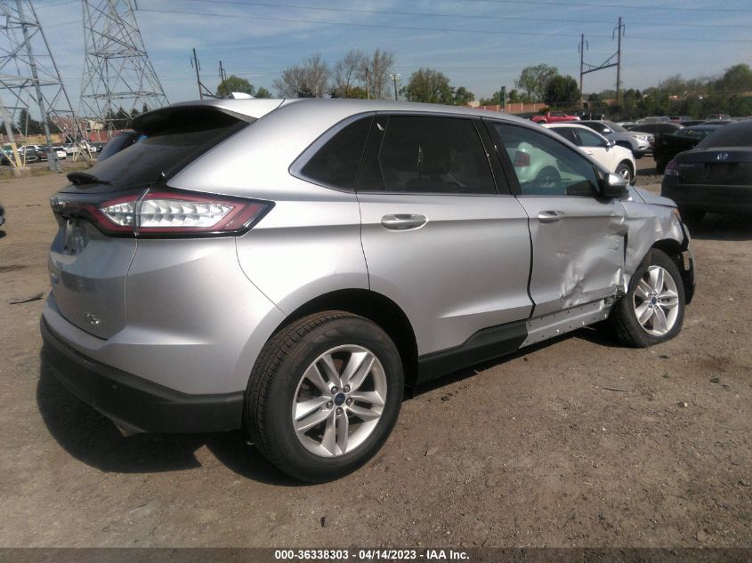 2015 Ford Edge Sel VIN: 2FMTK4J8XFBC27346 Lot: 36338303