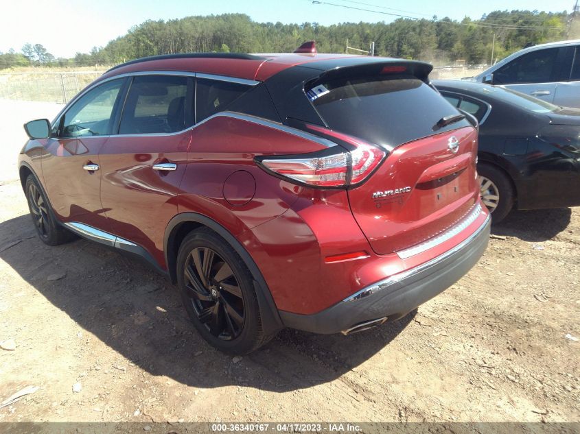 2017 Nissan Murano Platinum VIN: 5N1AZ2MH5HN147883 Lot: 36340167