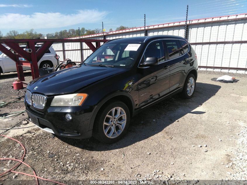 2011 BMW X3 35I VIN: 5UXWX7C51BLL15329 Lot: 36342203