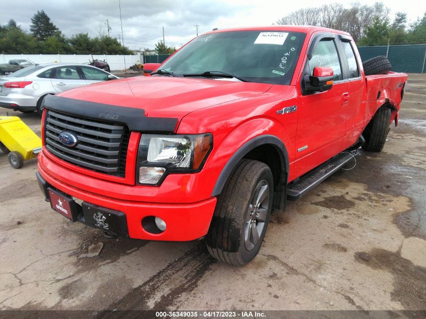 1FTFX1ET9CKE16507 2012 Ford F-150 Fx4