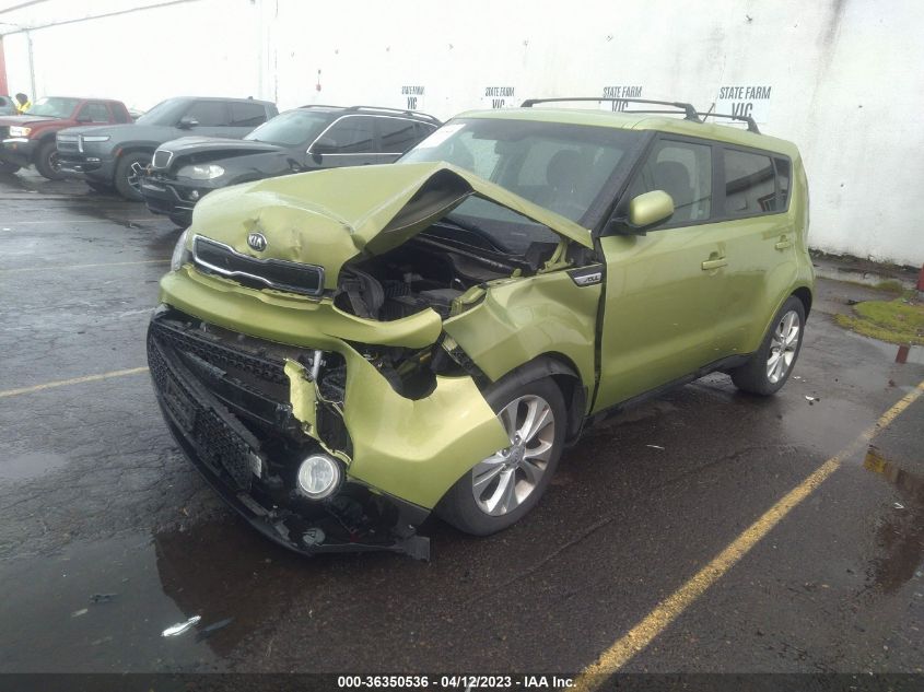 2016 Kia Soul + VIN: KNDJP3A55G7860425 Lot: 36350536