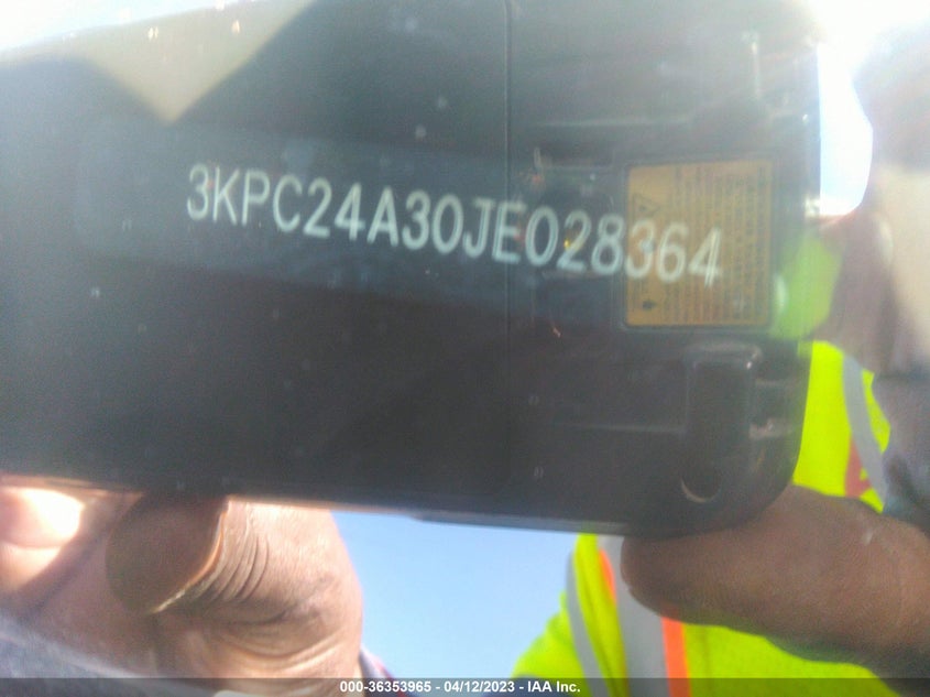 2018 Hyundai Accent Sel VIN: 3KPC24A30JE028364 Lot: 36353965