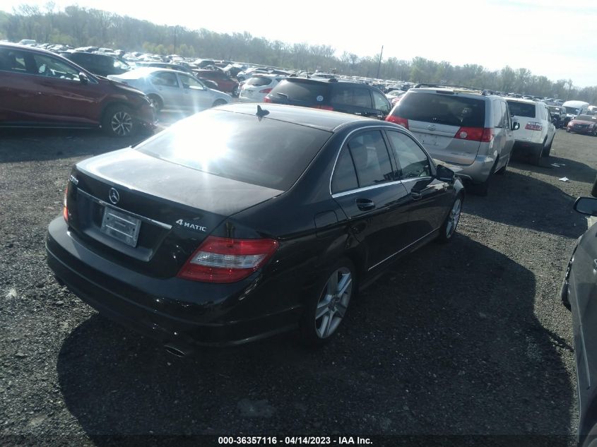 2010 Mercedes-Benz C 300 Sport 4Matic/Luxury 4Matic VIN: WDDGF8BB3AF482316 Lot: 36357116