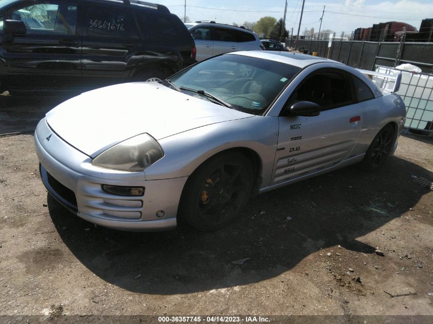 2002 Mitsubishi Eclipse Gs VIN: 4A3AC44G22E022076 Lot: 36357745