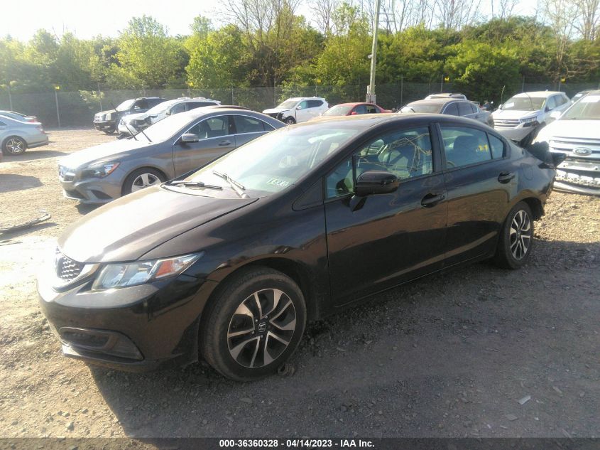 2014 Honda Civic Ex VIN: 2HGFB2F89EH554493 Lot: 39773221