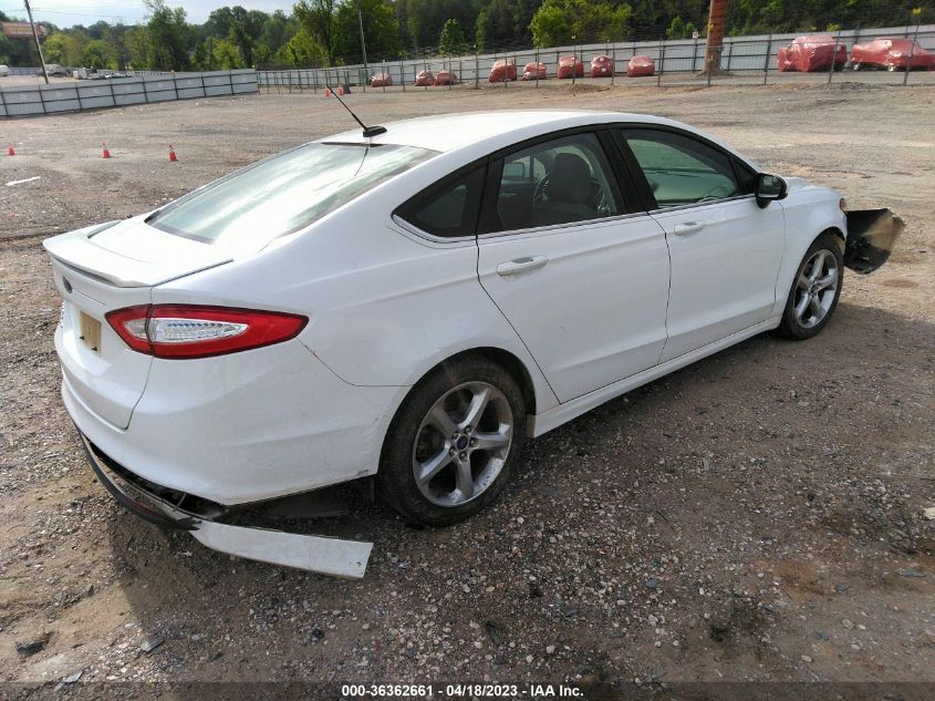 2016 Ford Fusion S VIN: 3FA6P0G76GR190783 Lot: 36362661