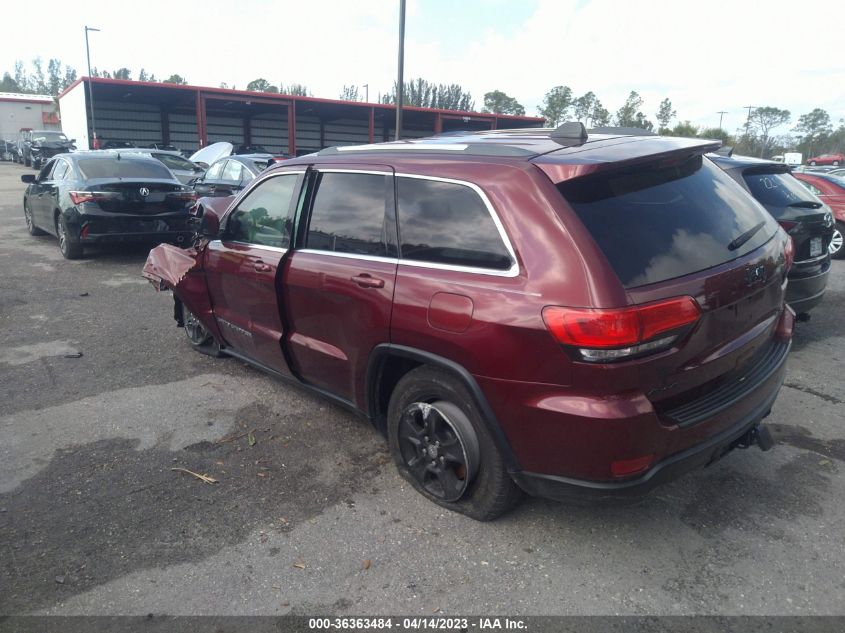 2017 Jeep Grand Cherokee Laredo 4X4 VIN: 1C4RJFAG0HC739852 Lot: 36363484