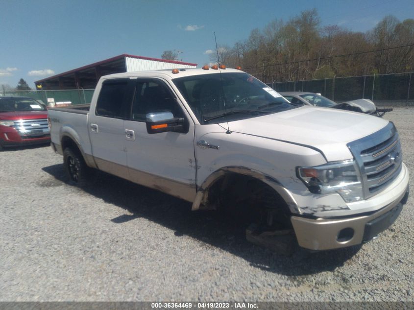 2014 Ford F-150 King Ranch VIN: 1FTFW1EF8EKD43484 Lot: 36364469