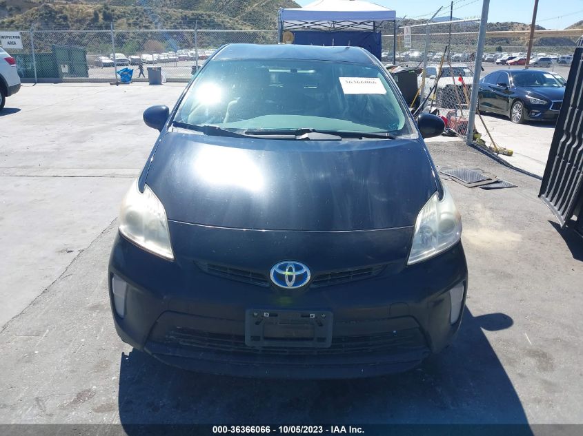 JTDKN3DU8D1731431 2013 Toyota Prius Two