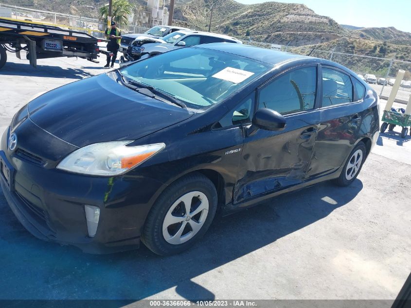 2013 Toyota Prius Two VIN: JTDKN3DU8D1731431 Lot: 36366066