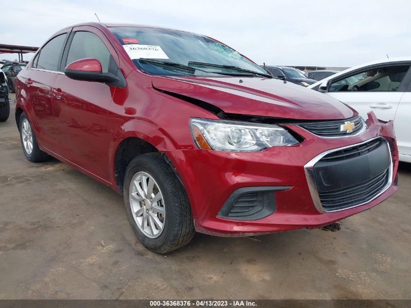 2017 Chevrolet Sonic Lt Auto VIN: 1G1JD5SH4H4161036 Lot: 36368376