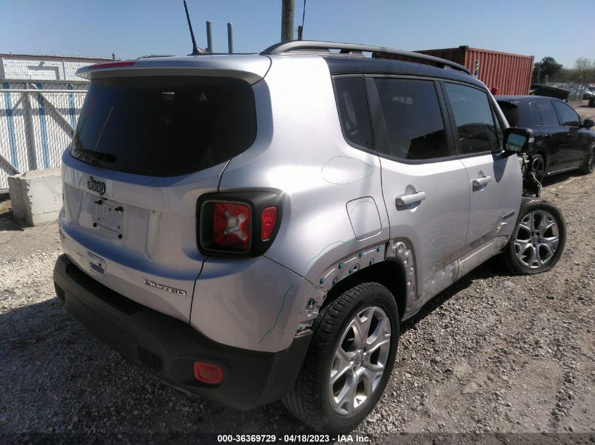 2019 Jeep Renegade Limited 4X4 VIN: ZACNJBD11KPJ86093 Lot: 36369729